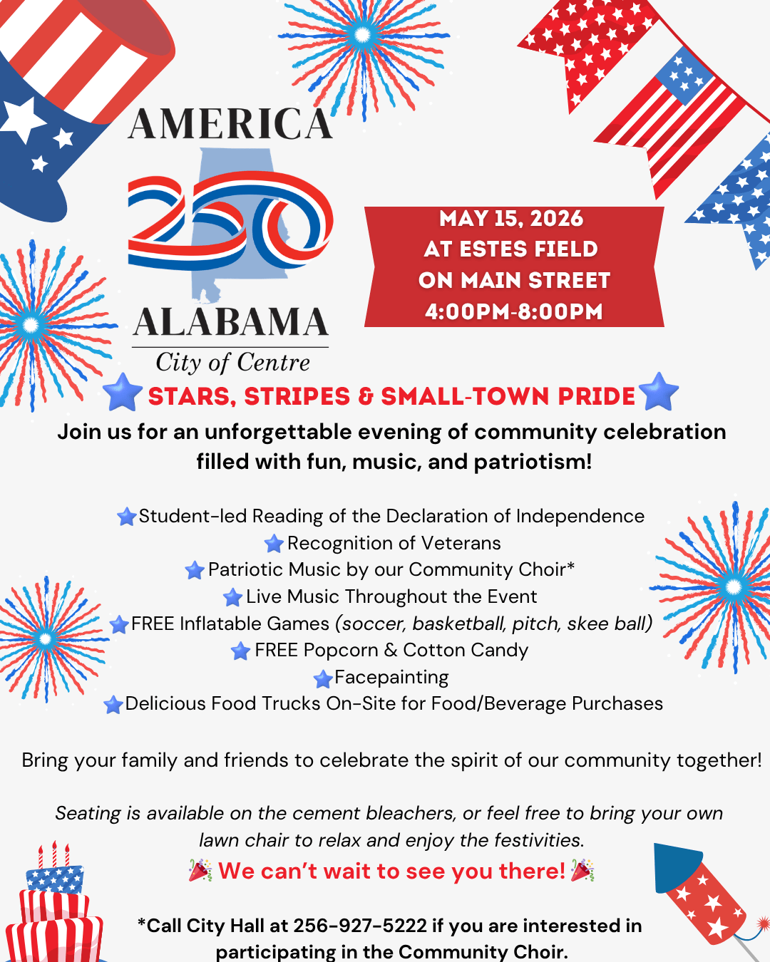Centre's America250AL Celebration