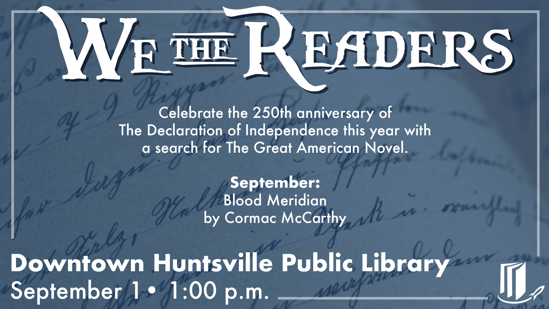 We the Readers - Blood Meridian