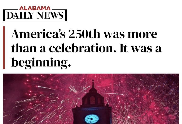 America’s 250th wasn’t the finish line, it was the starting point
